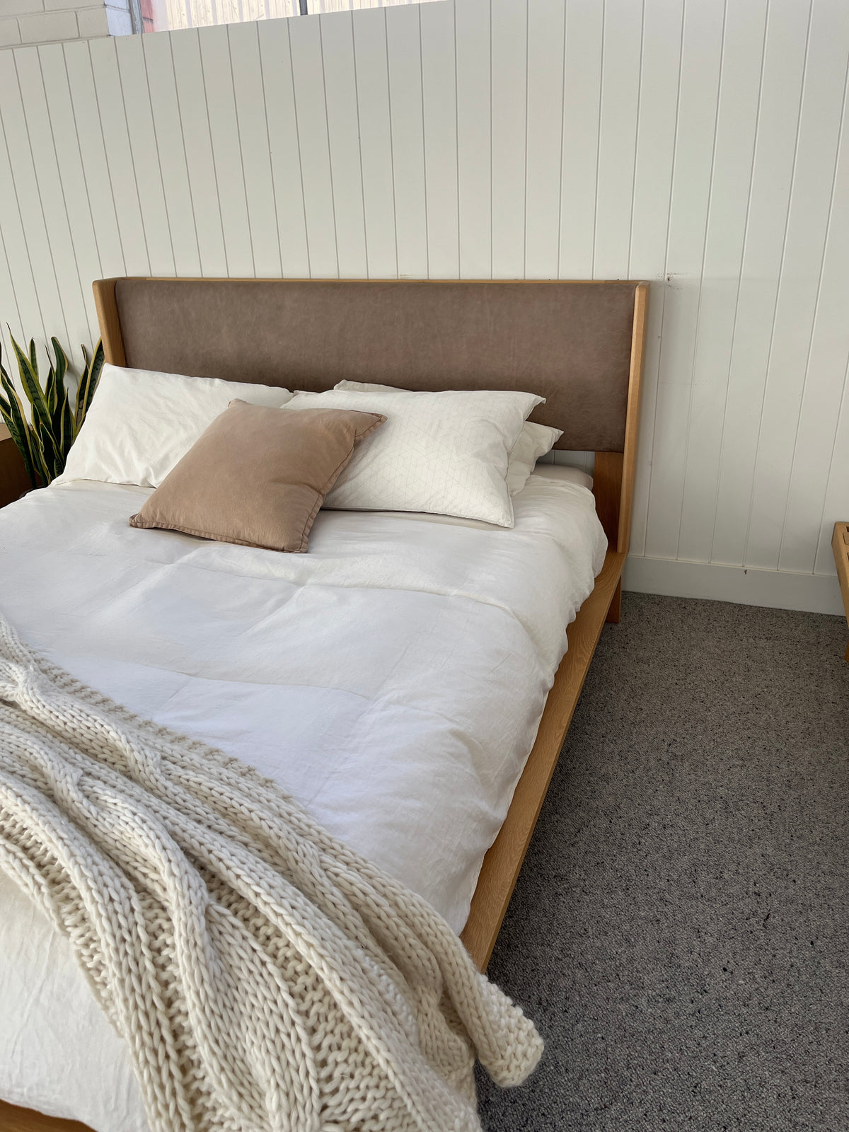 Markus Bed | Terrain Leather | Queen Size | READY TO GO!
