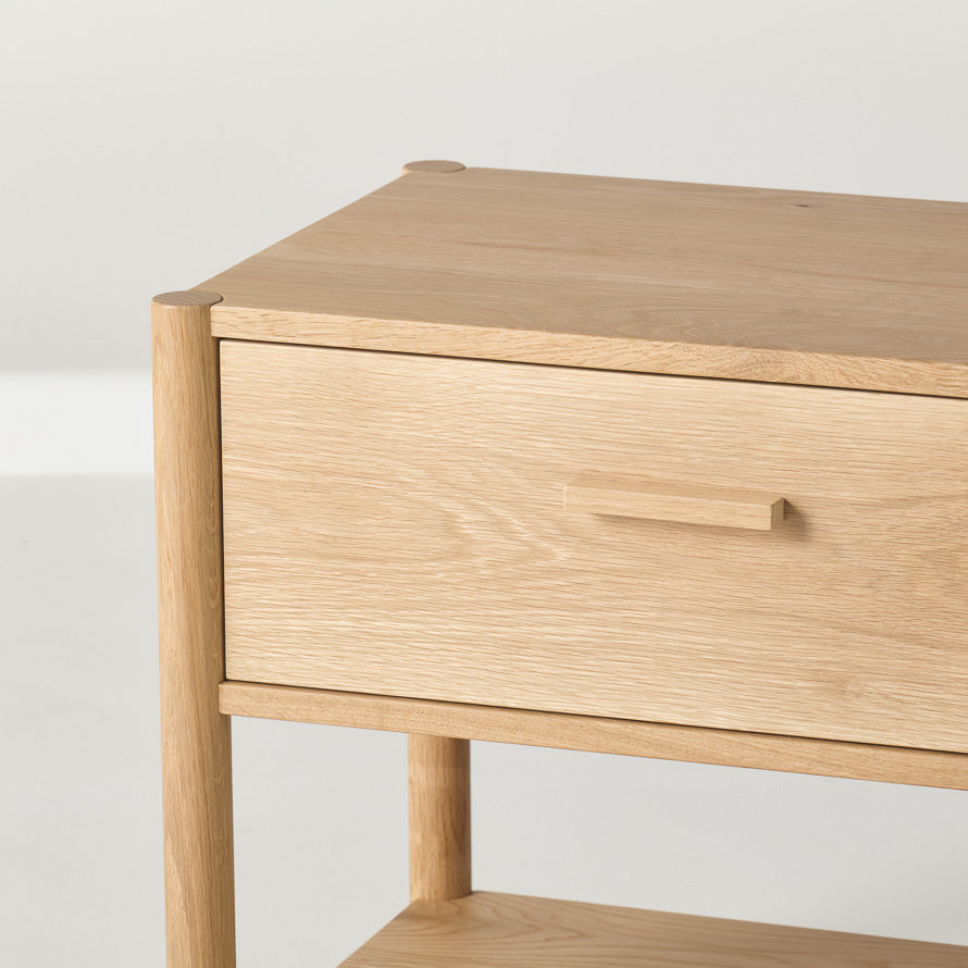 Axel III Timber Bedside Table