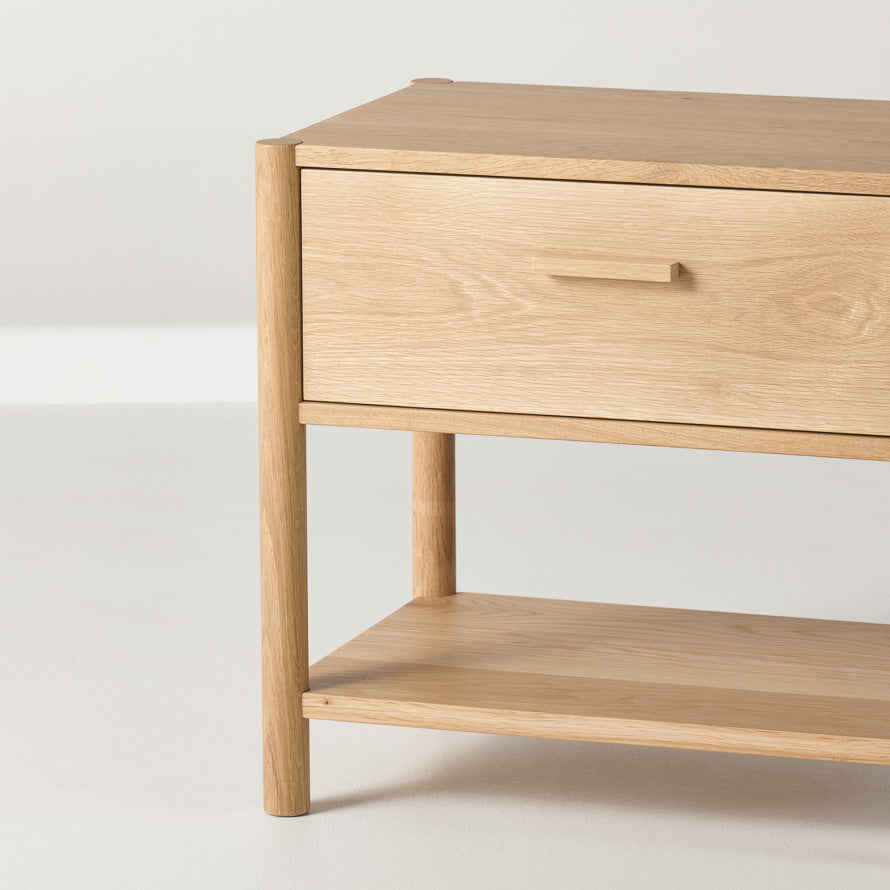 Axel III Timber Bedside Table