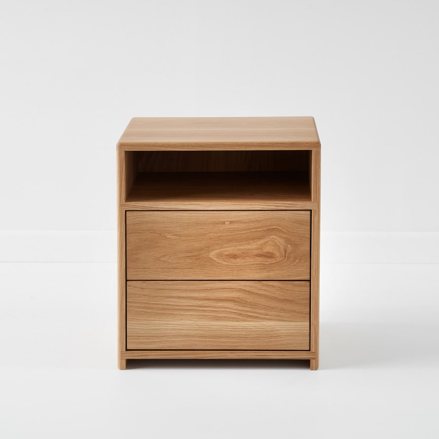 June Bedside Table in American White Oak Timber