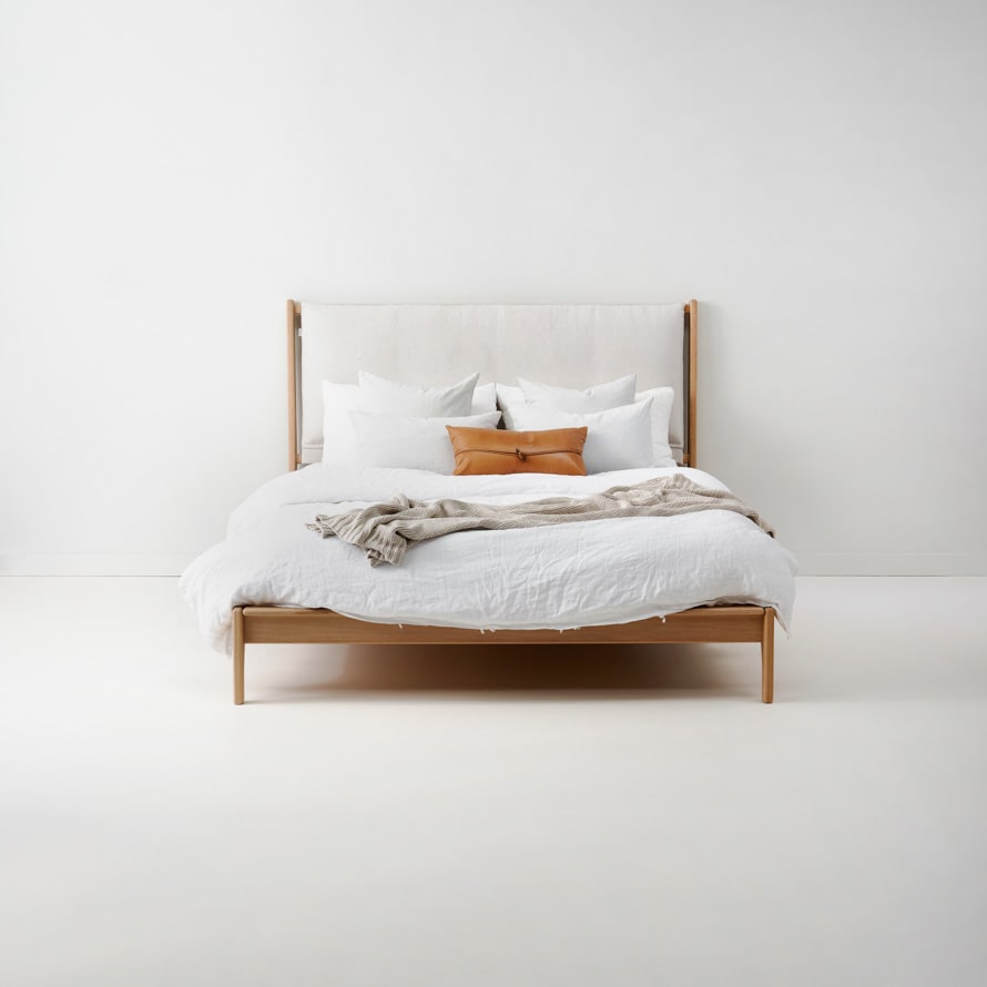 Millie Bed | Queen Size | Heron Rice Paper | READY to GO!
