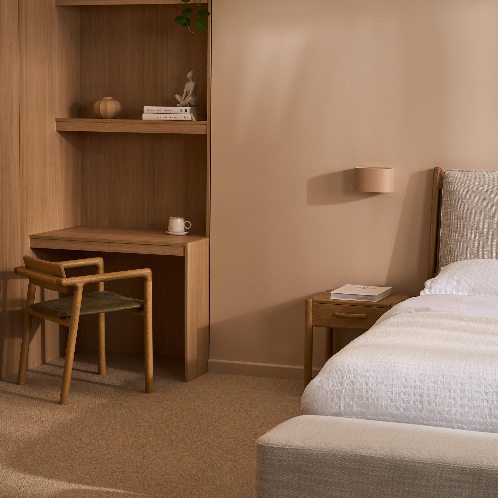 Millie Bed + Arlo Bench - Limestone (EOFY Offer)