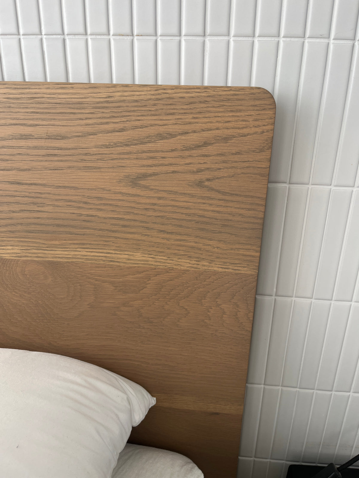 Leni Bed | Smoked Oak | Queen Size | READY TO GO!