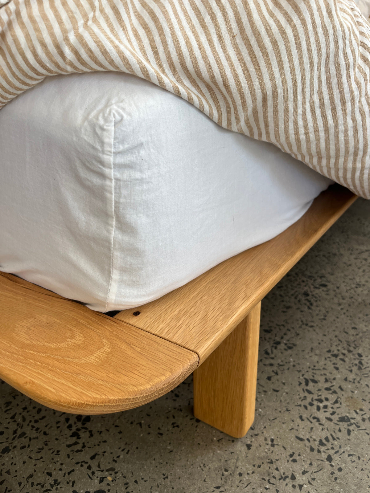 Lonis Bed | Danish Paper Cord | Queen Size | READY TO GO!