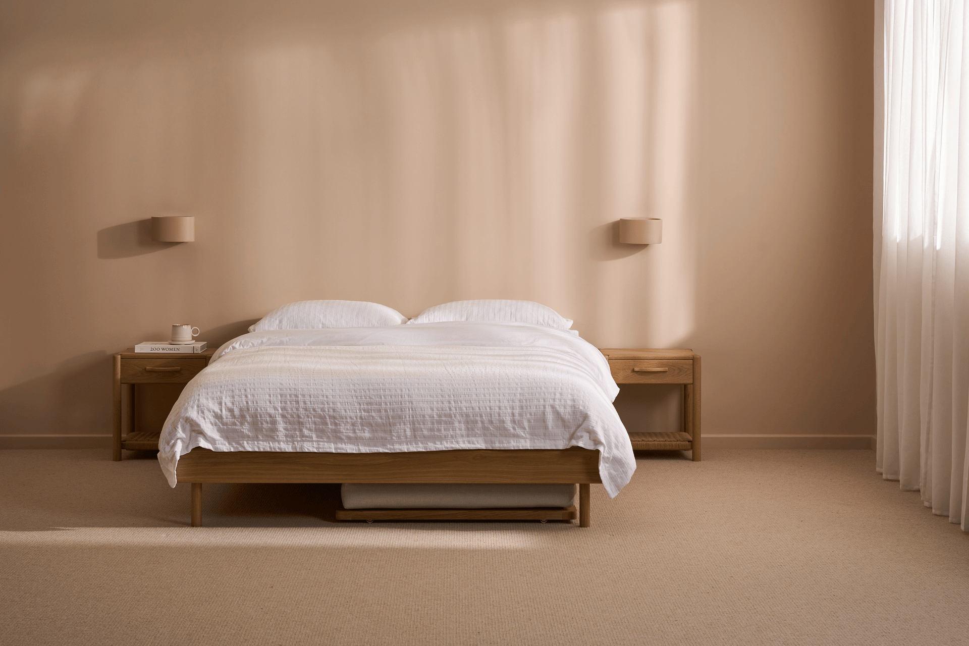 Sleek Timber Trundle (only)