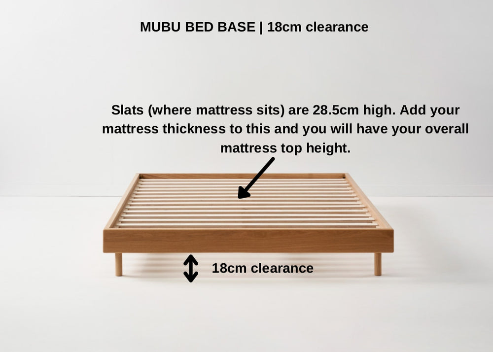 Mubu Classic Timber Bed Frame - Mubu Home: Modern Timber Beds and Furniture